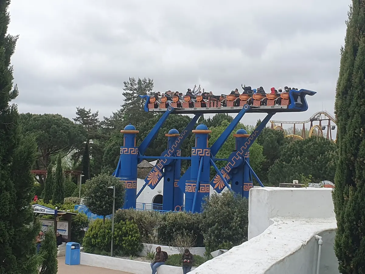 L'attraction du Cheval de Troie au Parc Astérix