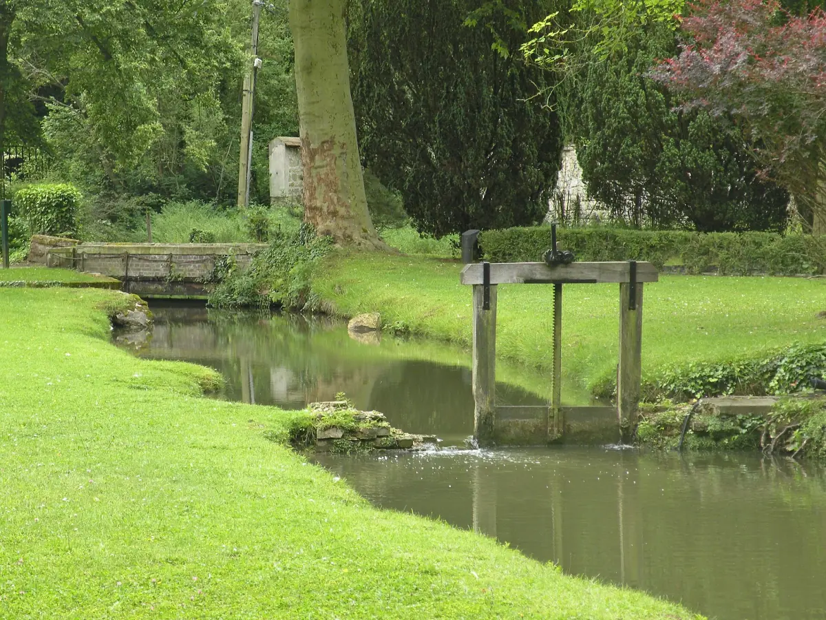 Le parc de l'abbaye de Royaumont